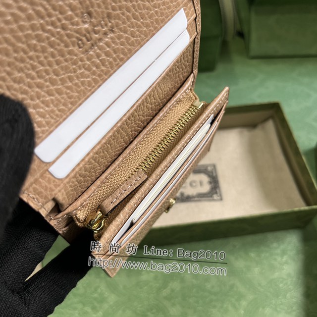 Gucci專櫃古馳最新款Marmont系列卡包零錢包卡夾 jh2495型號：658610
